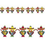 Γιρλάντα Μεξικάνοι 3m.