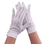 Γάντια Λευκά Κοντά