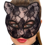 Μάσκα Γάτας με Δαντέλα