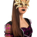 Χρυσή Μάσκα Πεταλούδα Μεταλλιζέ