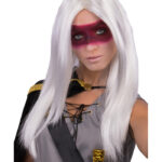 Περούκα Λευκή Μακριά Με Χωρίστρα