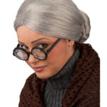 Περούκα Γιαγιά Με Κότσο