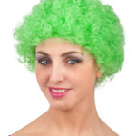 Περούκα Σγουρή Κλόουν Πράσινη