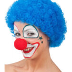 Περούκα Αφάνα Κλόουν Κοντή Μπλε