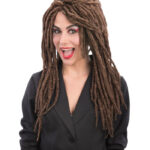 Περούκα Ράστα Μακριά Καστανή