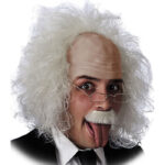 Περούκα Αινστάιν Με Μουστάκι Και Γυαλιά