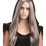 Περούκα Μάγισσας - Μάγου Γκρι Μακριά