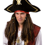 Περούκα Πειρατή Με Μπαντάνα Και Καπέλο