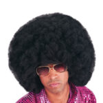 Περούκα Αφάνα Μαύρη Μεγάλη 40 εκ.