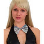 Παπιγιόν Μεταλιζέ Ασημί