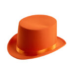 Καπέλο Ημίψηλο Σατέν Πορτοκαλί Fluo