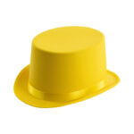 Καπέλο  Ημίψηλο Σατέν Κίτρινο Fluo