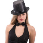 Παπιγιόν Μαύρο Με Πούλιες 12cm