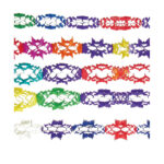 Γιρλάντες 2,5 μέτρα 5 χρώματα ασσορτί