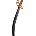 Σπαθί Πειρατή Με Χρυσή Λαβή 66cm