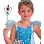 Ασημί Σετ Πριγκίπισσας (Στέμμα Και Ραβδί)