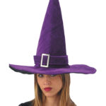 Καπέλο Μάγισσας Velvet Μωβ 54cm