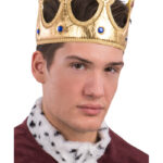 Κορώνα Βασιλιά Χρυσή Υφασμάτινη