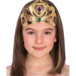 Στέμμα Πριγκίπισσας Χρυσό Υφασμάτινο