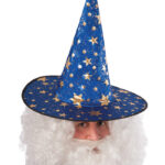 Καπέλο Μάγου Με Αστέρια Μπλε