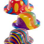 Πολύχρωμο Καπέλο Κλόουν Πλαστικό