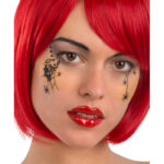 Αυτοκόλλητο Τατουάζ Προσώπου Αράχνη