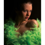 Φτερό Μποα Πράσινο Φλούο 180 εκ.