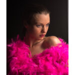 Φτερό Μποα Φούξια Φλούο 180 εκ.