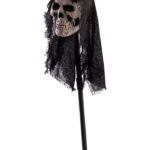 Διακοσμητικό Halloween Σκήπτρο Με Νεκροκεφαλή