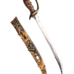 Σπαθί-Γιαταγάνι Μπρονζέ Με Πετράδια 57 εκ.