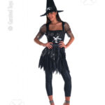 Στολή Μάγισσα Κοντό Φόρεμα Με Μύτες Large