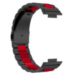 Για Huawei Watch Fit 2 Ζώνη ρολογιών από ανοξείδωτο ατσάλι μετάλλων τριών σφαιριδίων (μαύρο κόκκινο) - Image 4
