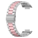 Για Huawei Watch Fit 2 Ζώνη ρολογιών από ανοξείδωτο ατσάλι μετάλλων τριών σφαιριδίων(ασημί ροζ) - Image 4