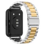 Για Huawei Watch Fit 2 Ζώνη ρολογιών από ανοξείδωτο ατσάλι μετάλλων τριών σφαιριδίων (Silver Gold) - Image 2