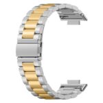 Για Huawei Watch Fit 2 Ζώνη ρολογιών από ανοξείδωτο ατσάλι μετάλλων τριών σφαιριδίων (Silver Gold) - Image 3