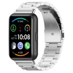 For Huawei Watch Fit 2 Three-bead Metal Stainless Steel Watch Band (ΑΣΗΜΙ)
