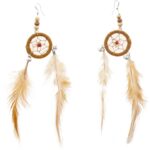 Σκουλαρίκια Ινδιάνας Με Φτερά