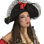 Καπέλο Πειρατίνας Με Διακοσμητικό Φιόγκο