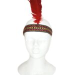 Αποκριάτικο Διακοσμητικό Κεφαλιού Ινδιάνου Με Φτερό