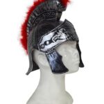 Περικεφαλαία Ρωμαίου - Κολοκοτρώνη Με Κόκκινο Λοφίο