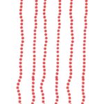 Κολιέ Fluo Ροζ 40cm Σετ 3 Τεμάχια