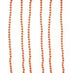Κολιέ Fluo Πορτοκαλί 40cm Σετ 3 Τεμάχια