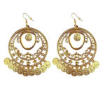 Σκουλαρίκια Αποκριάτικα Χρυσά Αρχαίας