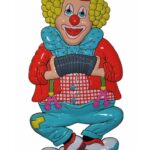 Διακοσμητικό Ντεκόρ Τοίχου Κλόουν 100cm X 55cm