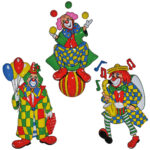 Διακοσμητικό Τοίχου Κλόουν Σε 3 Σχέδια ( 1Τμχ)