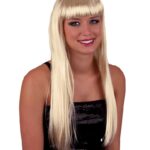 Περούκα Μακριά Ξανθιά Με Αφέλειες ( Lola )