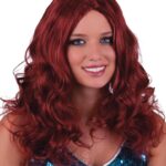 Περούκα Γυναικεία Καστανή Με Χωρίστρα Γοργόνα