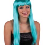 Περούκα Μακριά Αζούρ Με Αφέλειες ( Lola )