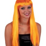 Περούκα Μακριά Πορτοκαλί Με Αφέλειες ( Lola )