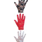 Γάντια Κοντά Με Δαντέλα 21εκ